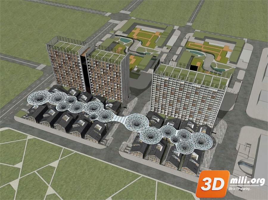 Outdoor Building Skp Files